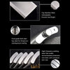 Stainless steel hip flask set featuring a lid and various components for spirits
