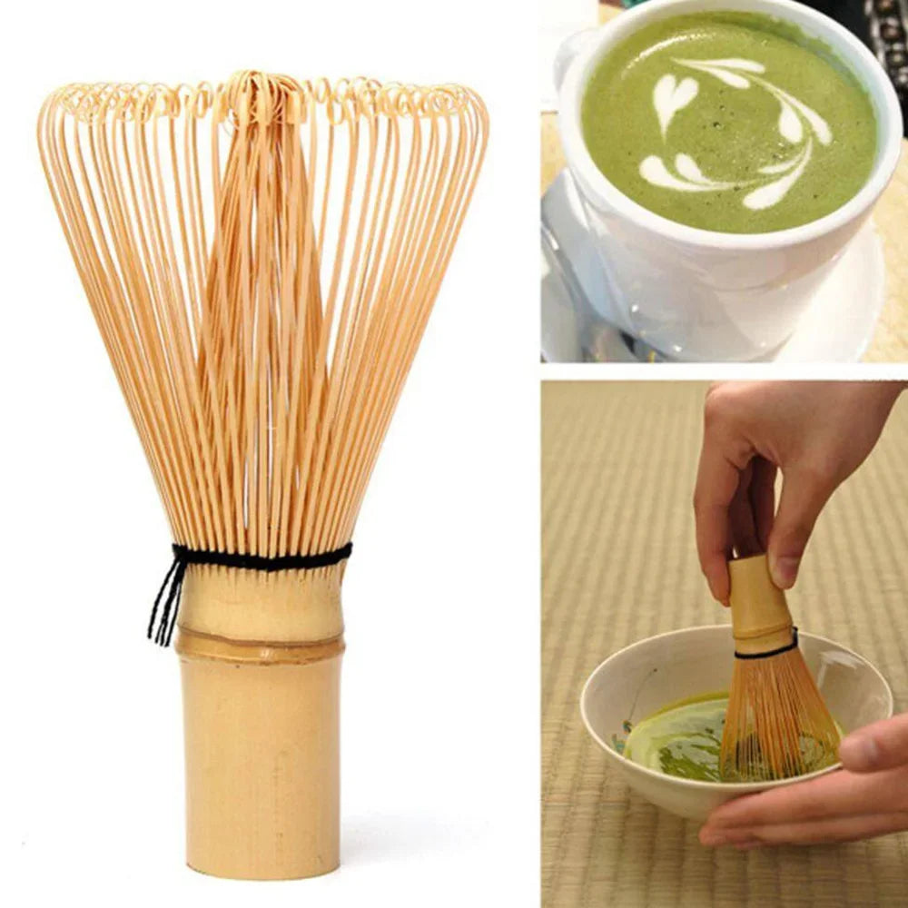 Natural Bamboo Matcha Whisk for Tea Mixing