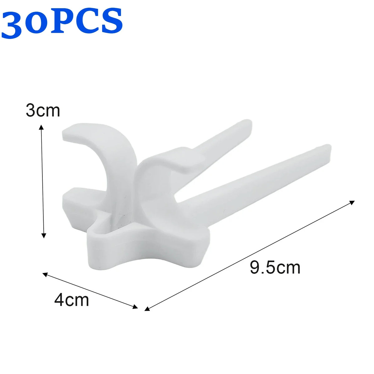 White finger guard chopsticks designed for snacks and gaming