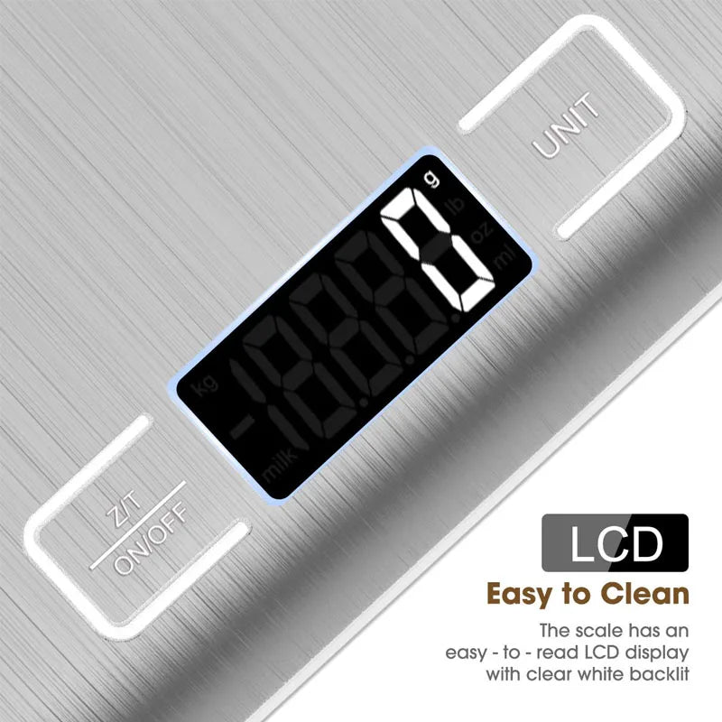 A digital kitchen scale with a black LCD display showing 18.888 grams and unit markings.