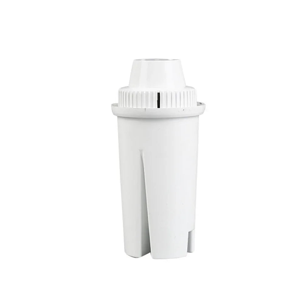 A white replacement water filter designed for Brita pitchers and dispensers.