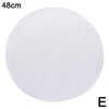 A circular white silicone steamer liner with a diameter of 48cm.