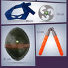 Cosplay Ninja Set: Knife, Nunchaku, and Dart Mask