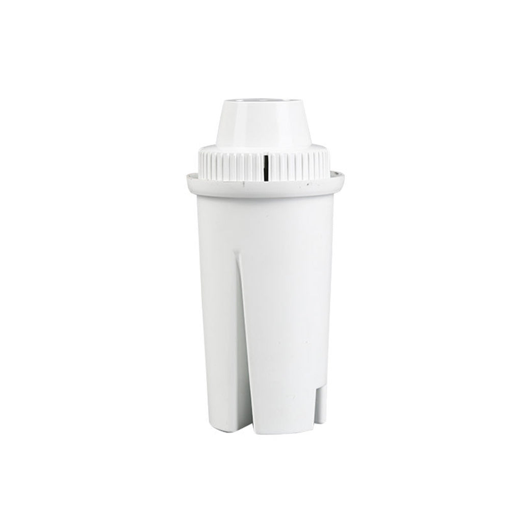 A white replacement water filter for Brita pitchers and dispensers.