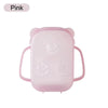 Porte-poche en forme d'ours rose pour ranger des articles.