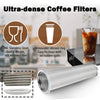 A silver stainless steel coffee filter and pitcher for making cold brew coffee