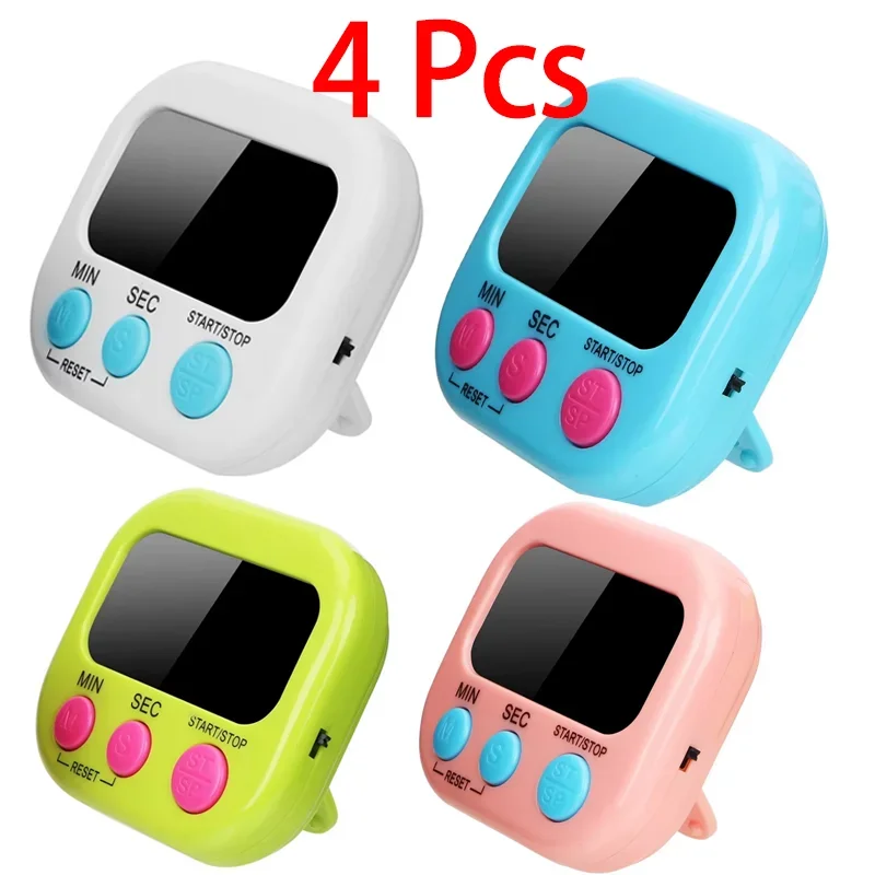 Magnetic LCD Kitchen Timer with Loud Alarm