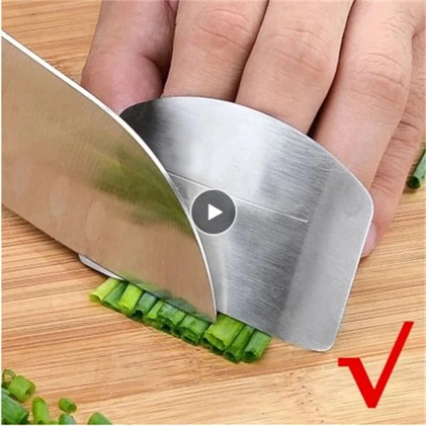 Stainless Steel Vegetable and Fruit Cutter Finger Guard