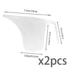 Clear plastic measuring pitcher with volume markings, showing dimensions and capacity measurements.