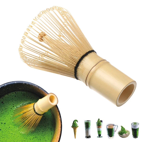 Natural Bamboo Matcha Whisk for Tea Mixing