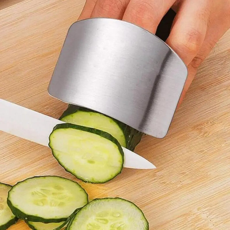 Stainless Steel Vegetable and Fruit Cutter Finger Guard