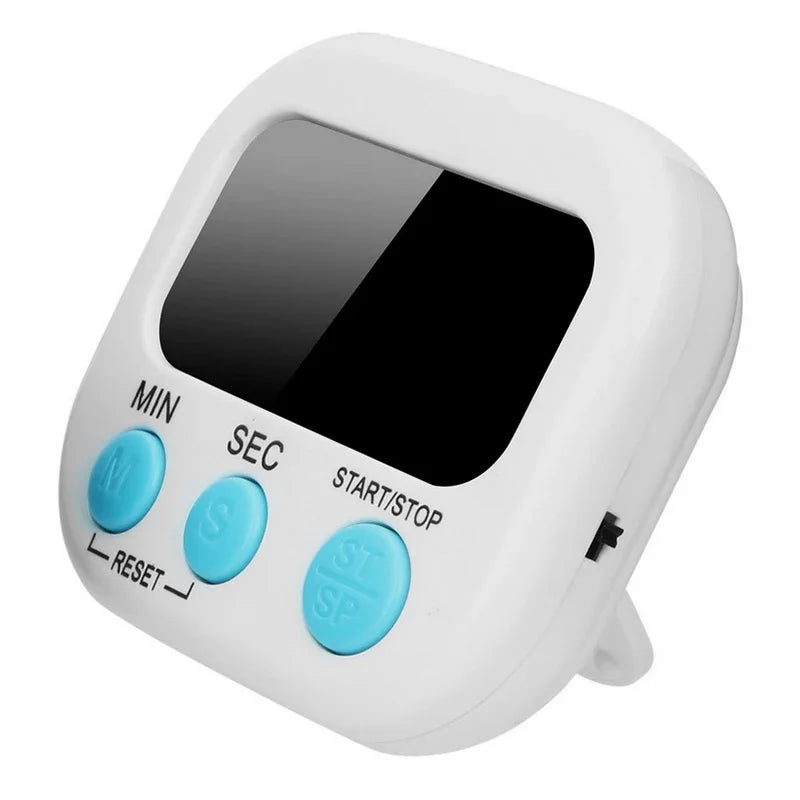 Magnetic LCD Kitchen Timer with Loud Alarm