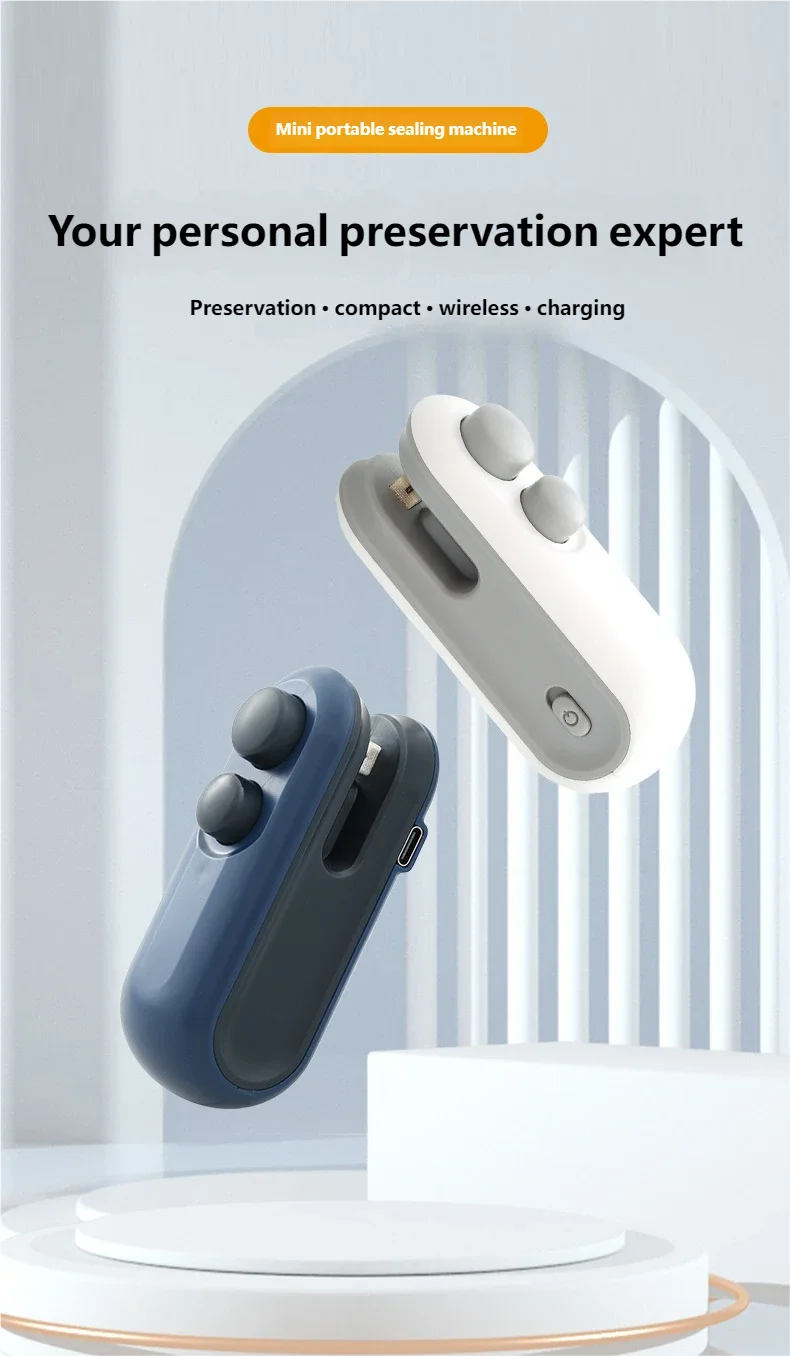 Handheld USB Rechargeable Heat Sealer Bag