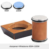 A set of whetstones and a sharpening rod including 400# and 1000# stones for knife sharpening.
