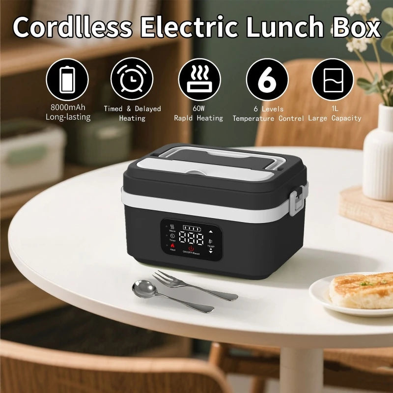 Cordless Electric Heating Lunch Box