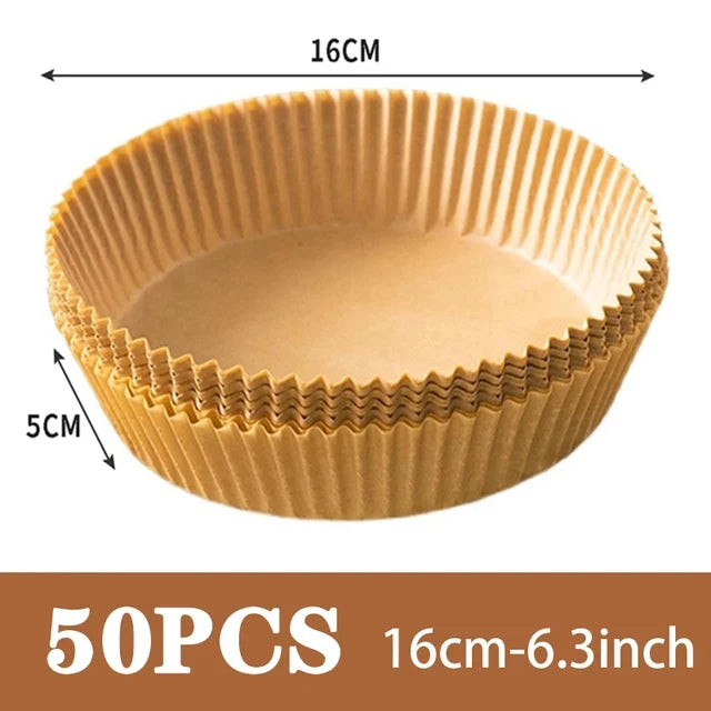 A round, ribbed baking mat with a 16cm diameter and 5cm height, shown in a light tan color.