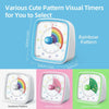 A collection of cute pattern visual timers including Rainbow, Unicorn, and Dinosaur patterns.