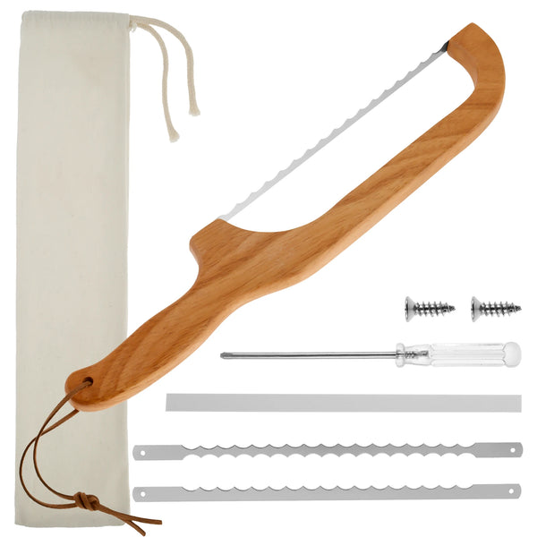 Holzbackstrauchmesser mit Griff, Klinge und Schnur zum Binden