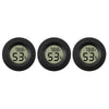 A set of three black digital room hygrometers or thermometers displaying a temperature of 78.8°F and 53% humidity.