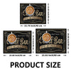 A set of reusable non-slip dish drying mats featuring a coffee bar design with text and illustrations.