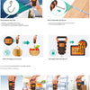 An orange digital hanging scale used for measuring weight, shown in various contexts.