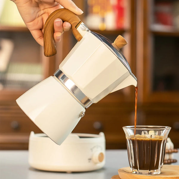 Classic Aluminum Coffee Mocha Pot
