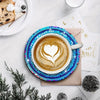 DIY Diamond Painted Coasters Set with Mandala Design