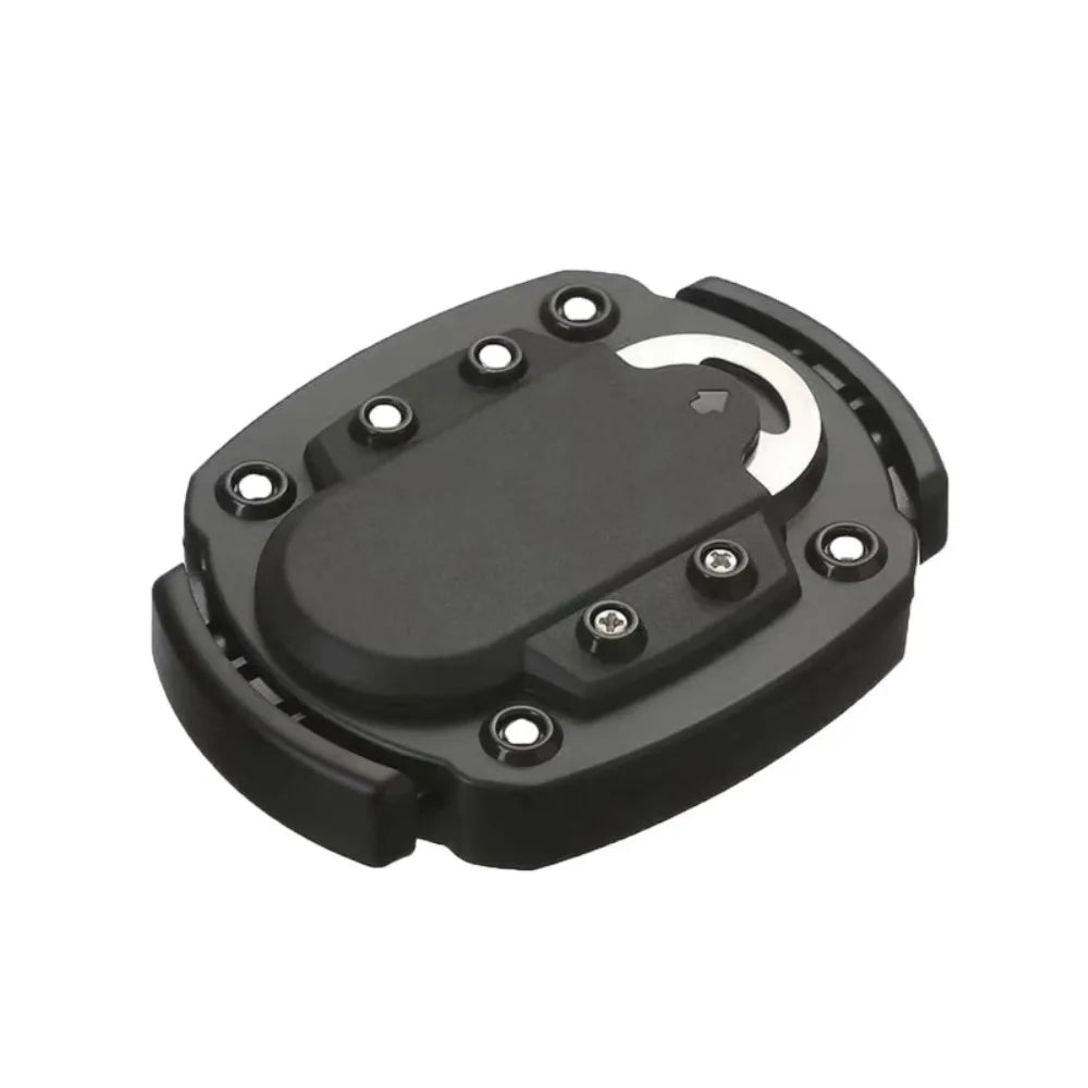 A black 2-in-1 beverage opener and corkscrew tool with a flat top design.