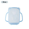 Porte-poche en forme d'ours bleu clair pour ranger de petits objets.