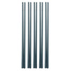 A set of dark gray silicone chopsticks for noodles and sushi.