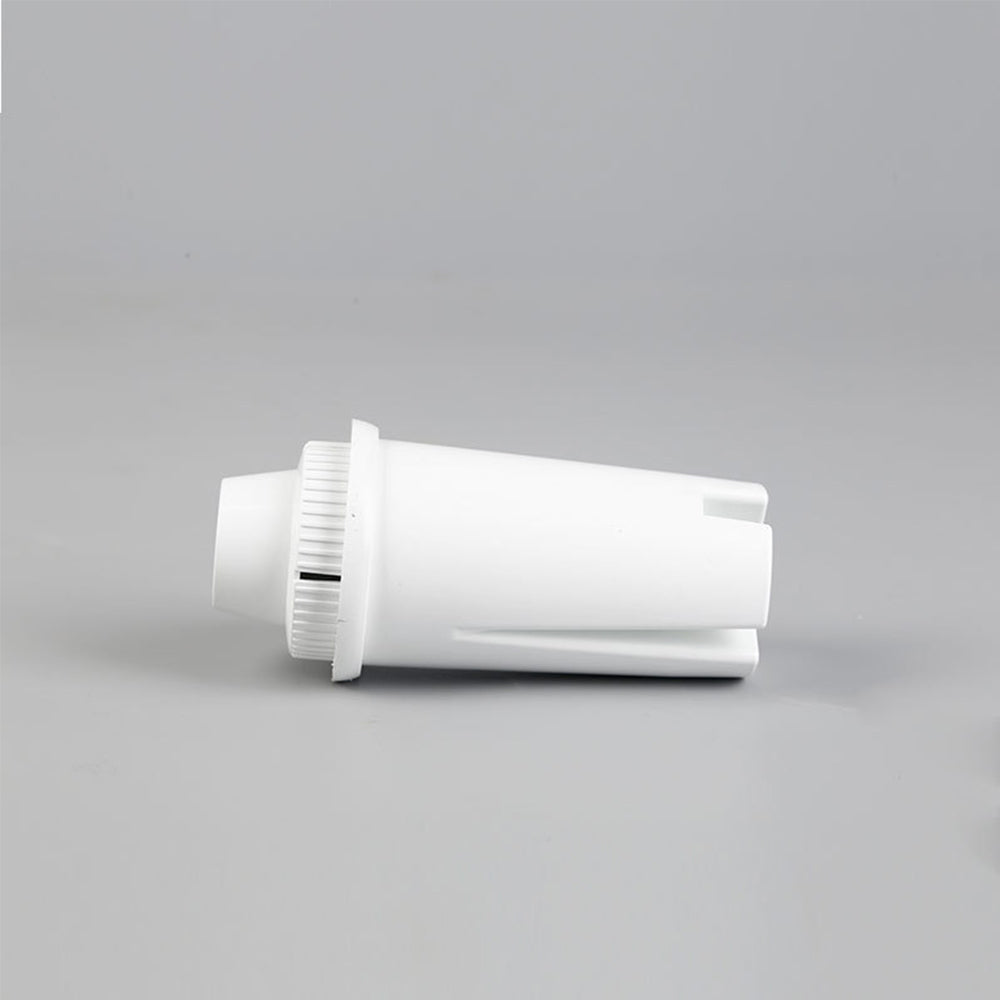 A white replacement water filter for Brita pitchers and dispensers.