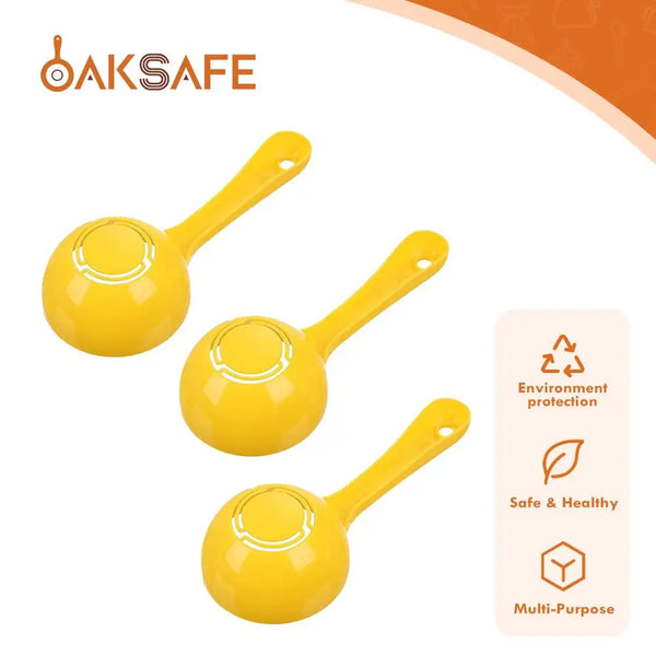 Set gelber Antihaft-Reisball-Formen für Mehrzweck und Umweltschutz.