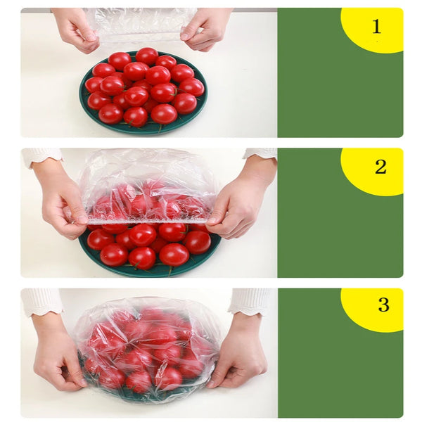 Drei Schritte, wie man Tomaten in wiederverwendbare Kunststoff-Lebensmittelsicherungen aufbewahrt