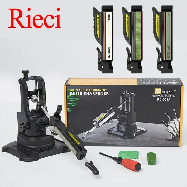 Set Rieci Mehrwinkel-Messerschärfer mit Hauptgerät und mehreren Schärfwerkzeugen