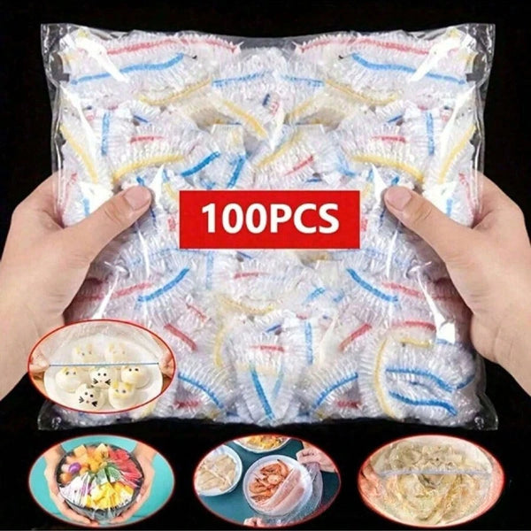 Durchsichtiger Plastiksack gefüllt mit 100 Stück Einweg-Scherbendrollen in verschiedenen Farben.