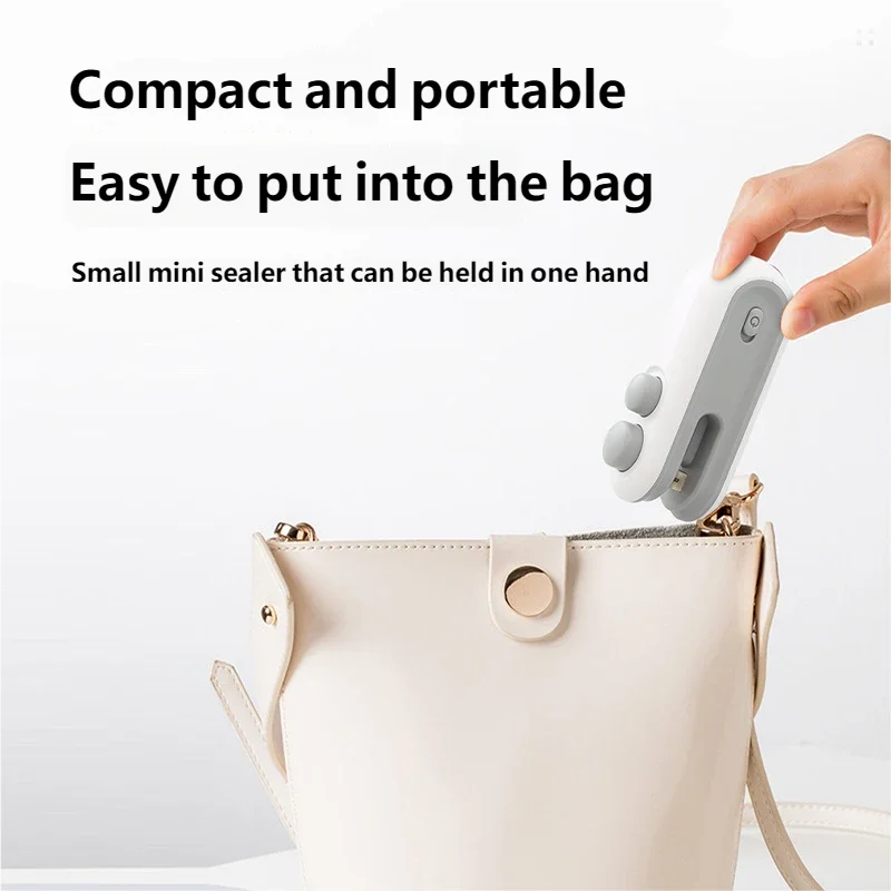 Handheld USB Rechargeable Heat Sealer Bag