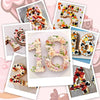 A collection of 3D large number cake molds for ages 0 through 9, featuring floral and colorful designs.